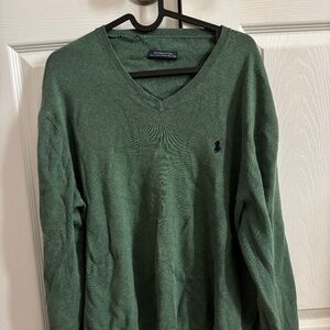 Polo Ralph Lauren Green Oversized Men’s Sweater | Fits Like Large